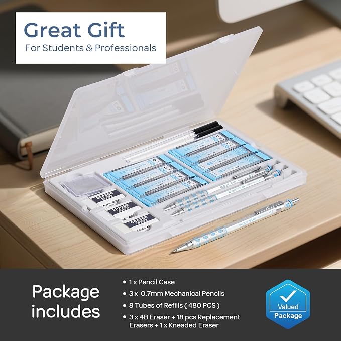 Nicpro Blocky Gear Mechanical Pencils 0.7 mm - Image 6