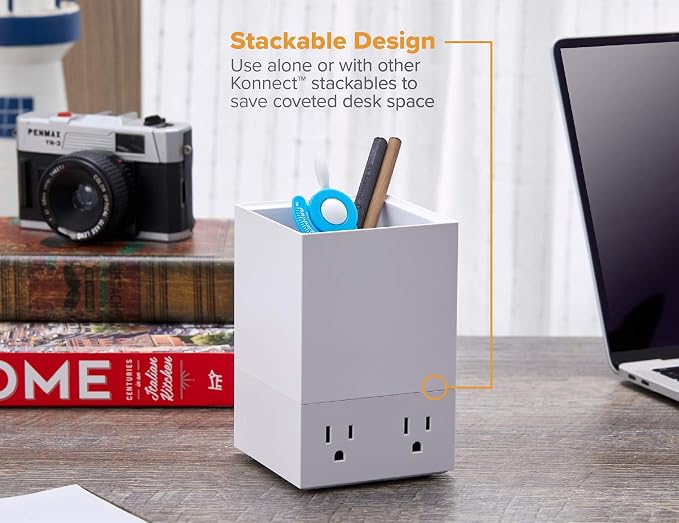 Bostitch Office Konnect Pencil Cup Desk Organizer, Pen Cup - Image 3