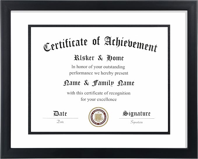 ELSKER&HOME 8.5x11 Diploma Frame, Display Degree or Award Frames by ELSKERHOME
