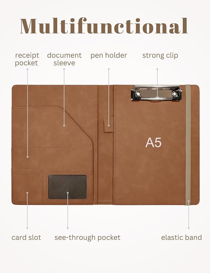 Mymazn Small Padfolio Clipboard Folder - Image 4