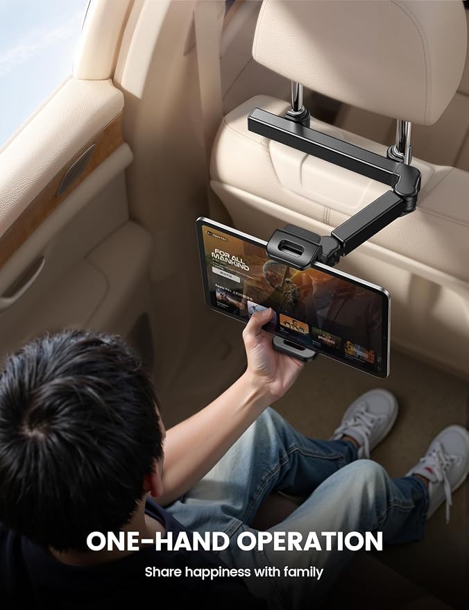 Lamicall Car Headrest Tablet Holder - Image 4