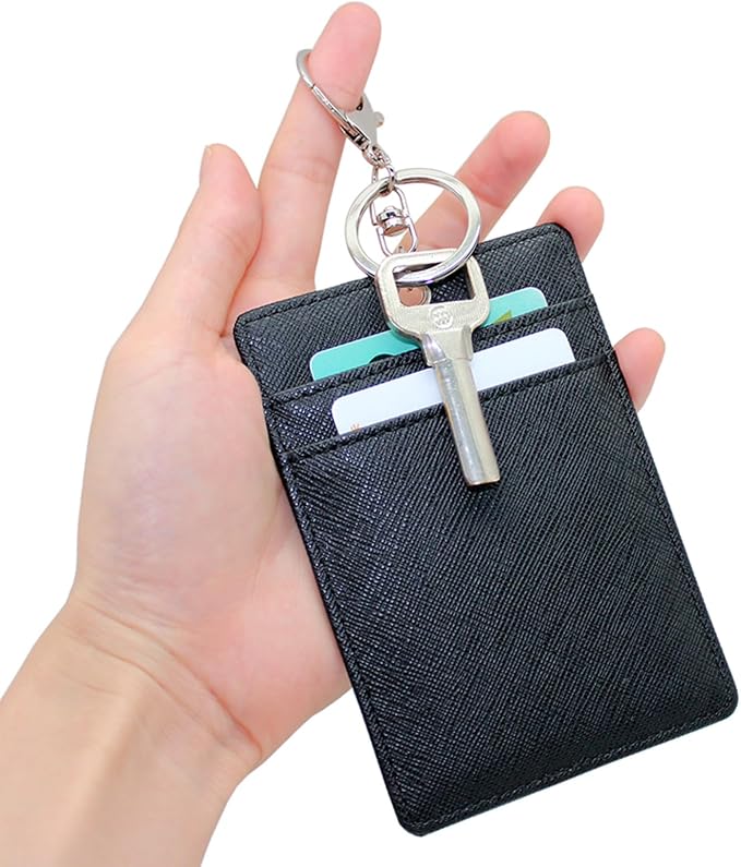 Boshiho Vertical Style Leather ID Card Badge Holder - Image 4