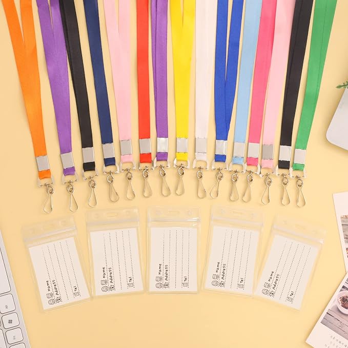 48 Pack Lanyards for ID Badges Cruise Lanyard for Ship Cards - Image 6