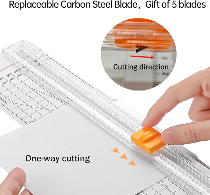 Paper Cutter Slider Mini Small，14 Inch Paper Trimmer, Papercutter Slicer - Image 4
