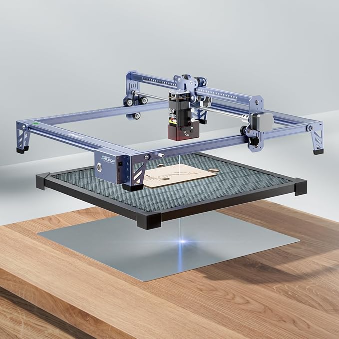 Creality Falcon 10W Laser Engraver, with Honeycomb Laser Bed 500x500mm, 10000mm/min, 72W High-Precision Laser Cutter for Wood, Acrylic, Pre-Installation and Out-of-The-Box-DeskLoop Office