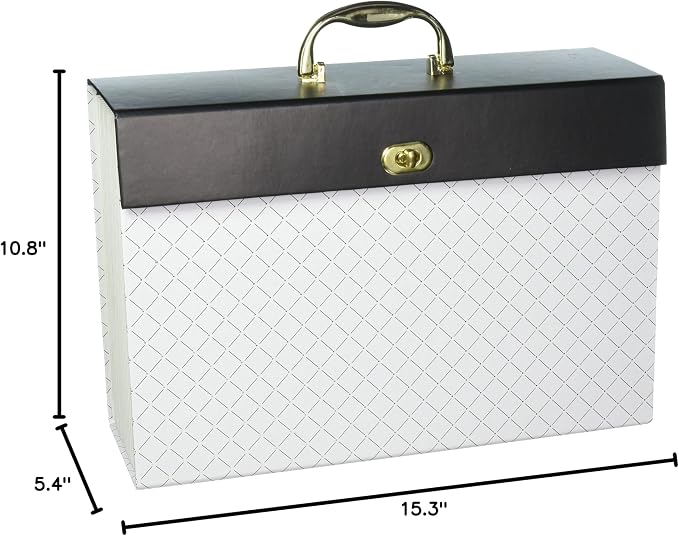 U Brands Modern-Noir Expandable File 19 Pocket - Image 4