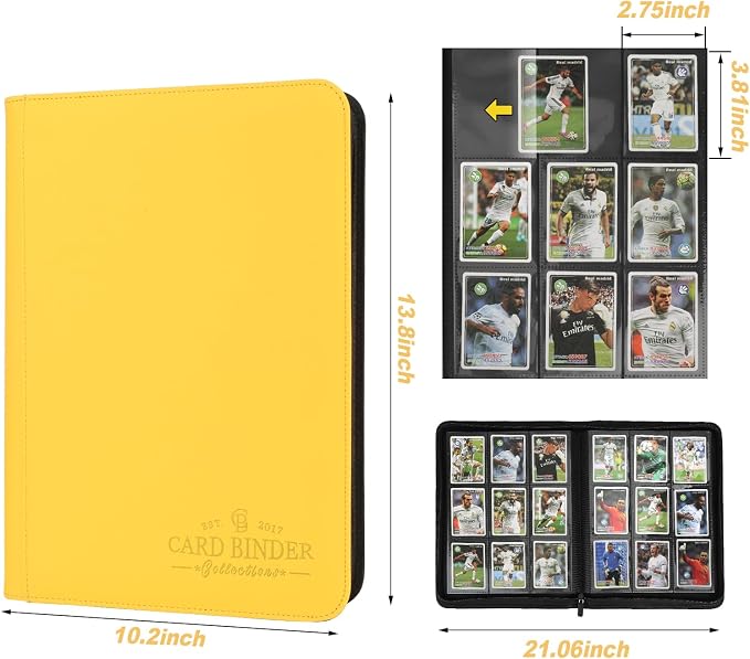 Trading Card Binder, Card Collection Binder Album Folder - Image 4