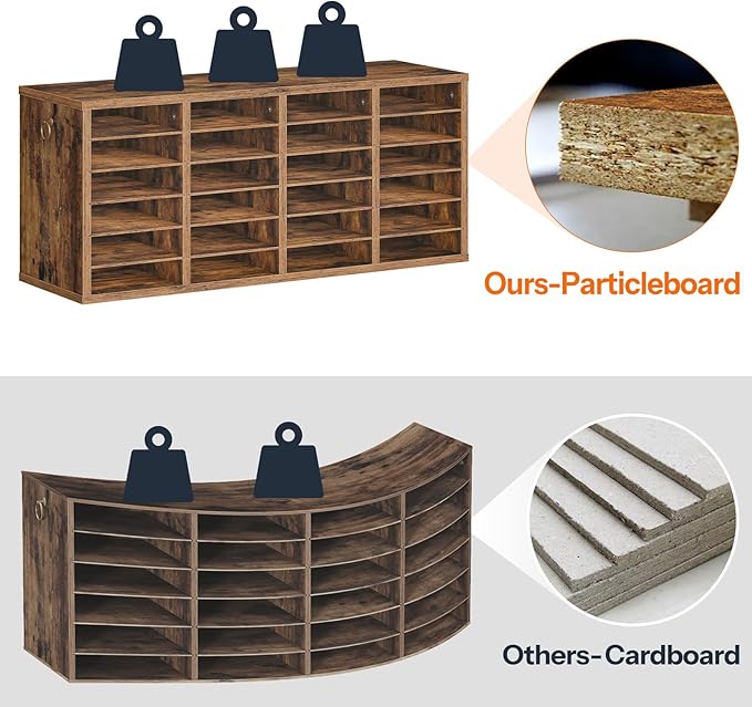 HOOBRO Literature Organizers, 24 Compartments Office Mailbox - Image 5