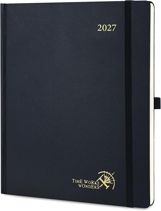 POPRUN 2027 Planner Weekly and Monthly, Large 8.5" x 10.5" Calendar, Jan 2027- by POPRUN