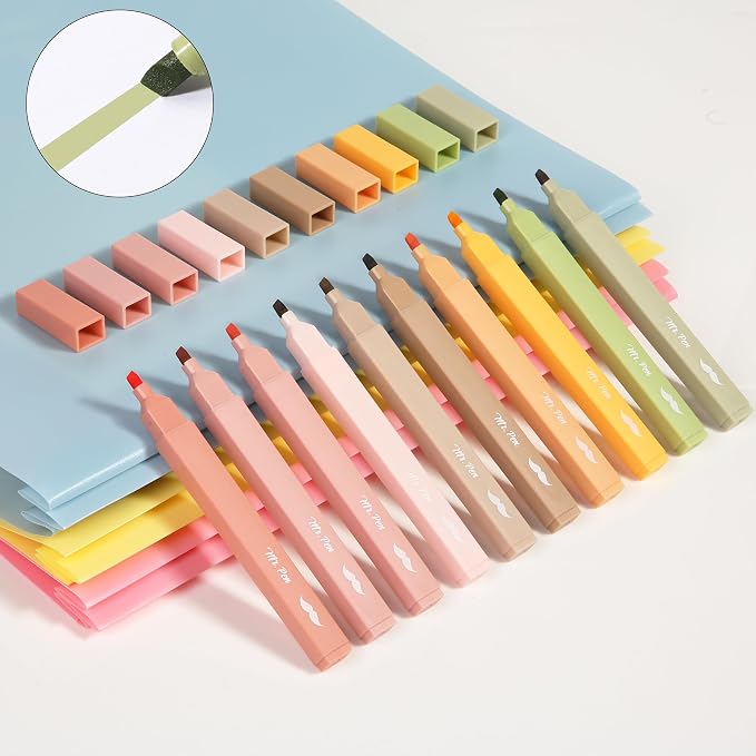 Mr. Pen- Aesthetic Highlighters No Bleed, 10 Pack, Cute Highlighters Assorted - Image 7