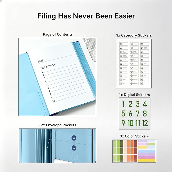 Important Document Organizer, File Folder - Image 4