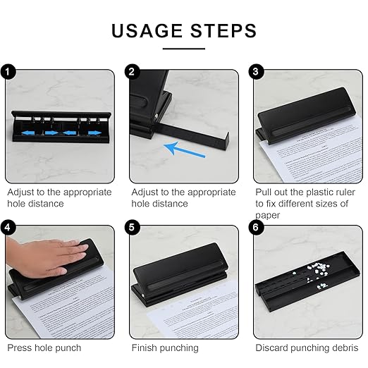 Adjustable 6-Hole Punch - Image 5