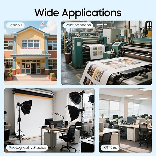 Rotary Trimmer Paper Cutter, 24Inch Manual Paper Trimmer for Crafting, Heavy Duty Rotary Papers Cutter Slider, Self-Sharpening Professional Cutting for Offices, Schools and Crafts-DeskLoop Office