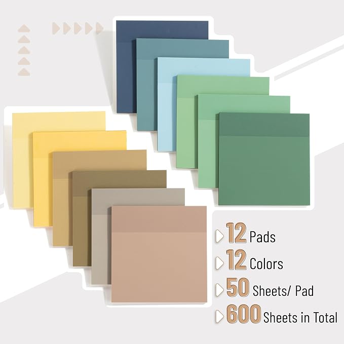 Mr. Pen- Transparent Sticky Notes, 12 Pads, 600 Sheets | See Through - Image 2