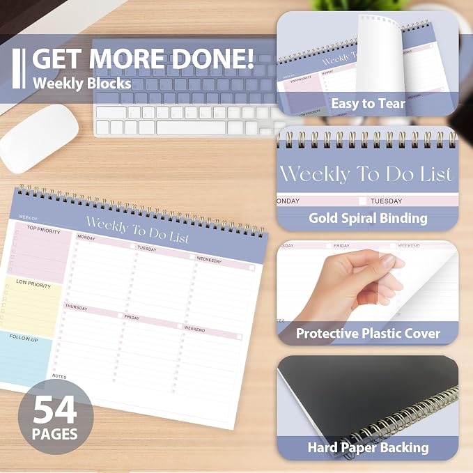 Weekly To Do List Notepad, Undated Planner - Image 6