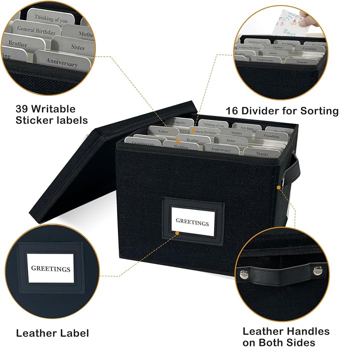 Greeting Card Organizer Box - Image 4