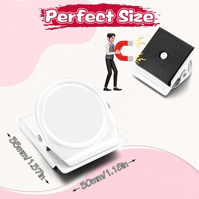 Grtard 20 Pack Magnetic Clip 1.8Inch, Clip - Image 2