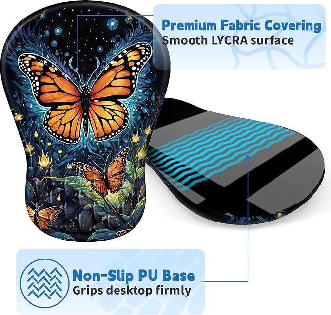 YIWEI Ergonomic Mouse Pad with Wrist Rest - Image 5