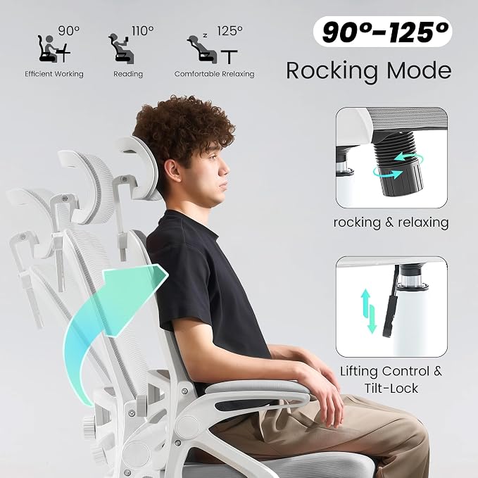 Fizzin Ergonomic Office Chair, 400 LBS Desk Chair - Image 9