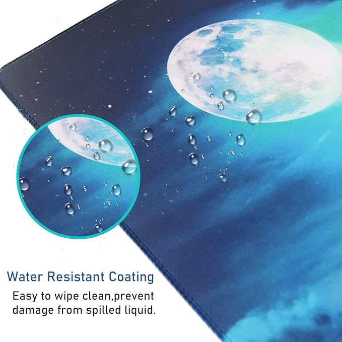Large Mouse Pad, Gaming Mousepad, 31.5x15.7x0.12 in Extended Mouse Mat Non-Slip - Image 4