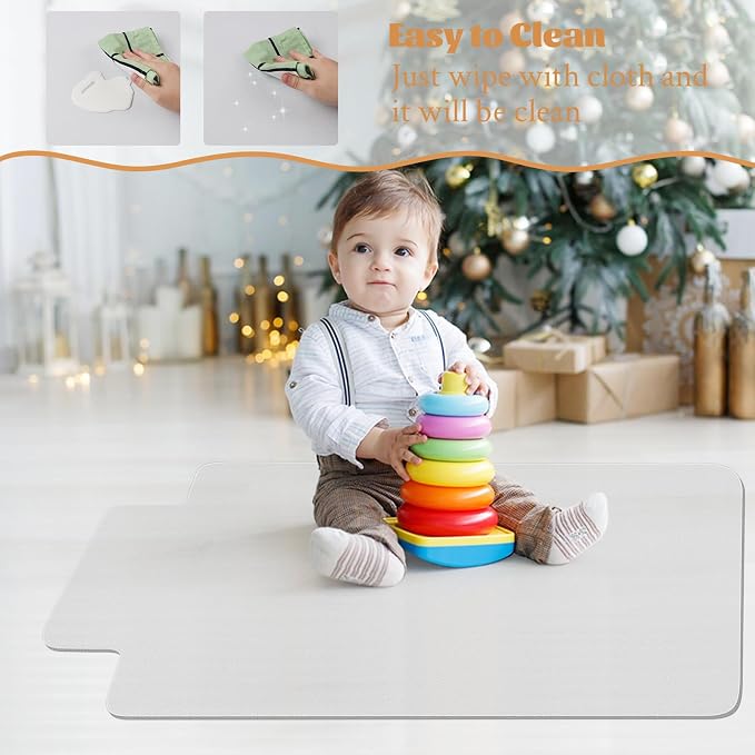 KMAT Office Chair Mat, Easy Glide Hard Wood Tile Floor Mats, Chair Mat - Image 5