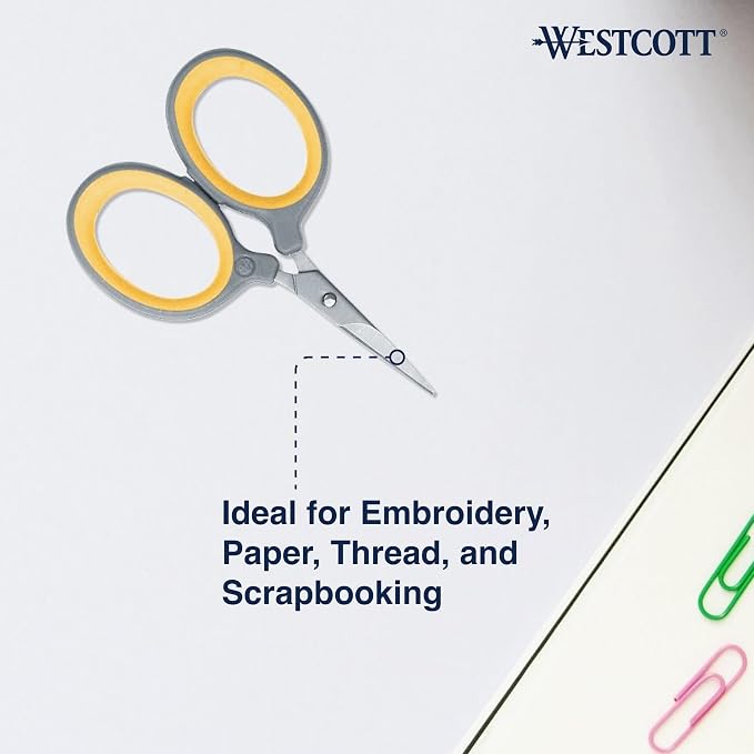 Westcott 2.5" Fine-Tip Craft Scissors - Image 4