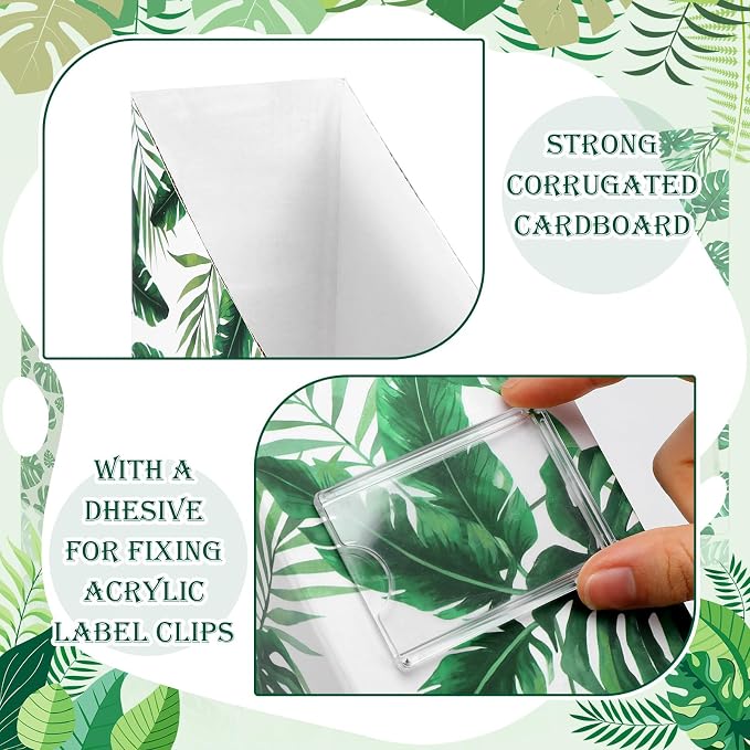 AmazingSpark Set of 4 Monstera Magazine Holder Decorative Foldable Magazine - Image 4