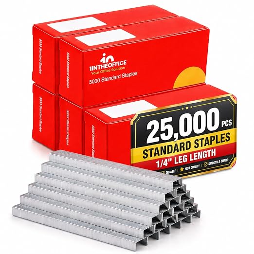 1InTheOffice Standard Staples, Staples by 1InTheOffice