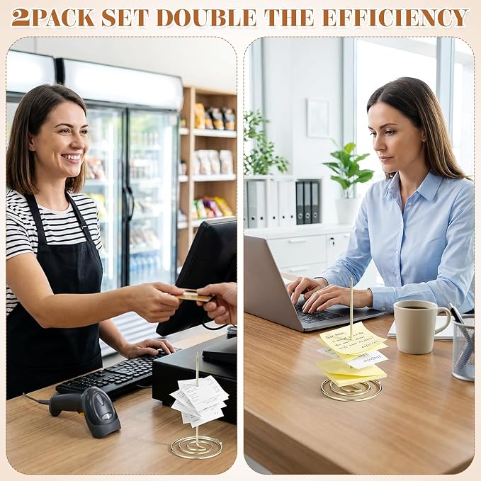 NUOBESTY 2Pcs Restaurant Ticket Stabber - Image 4