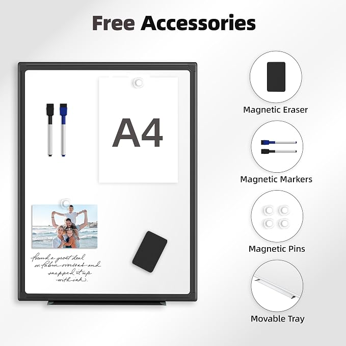 VUSIGN 24'' x 18'' Magnetic White Board - Image 3