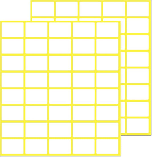 1000 Pack, 0.5" x 0.75" by TownStix