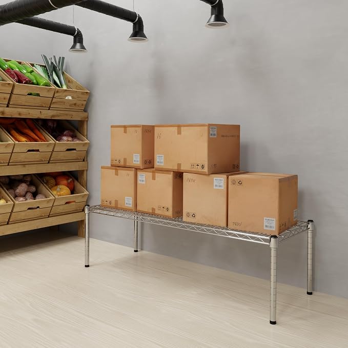 Regal Altair 18" Deep x 48" Wide x 14" Height Wire Shelving Kit | 1-Tier | NSF - Image 7