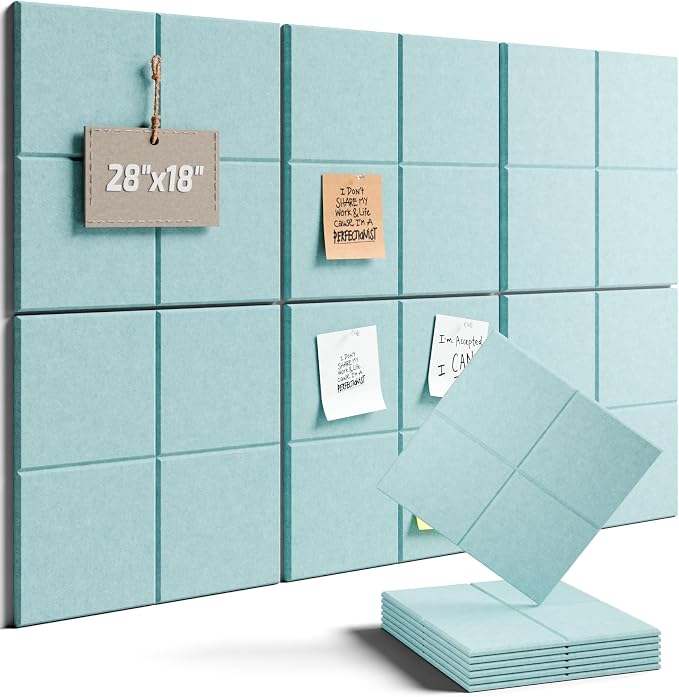 Felt Bulletin Board Tiles -28"x18" Cork Board Alternative by FLUXYNARA