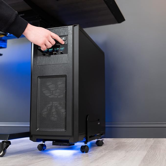 VIVO Large Computer Tower Desktop ATX-Case, CPU Steel Rolling Stand, 7.8 to 14 - Image 6