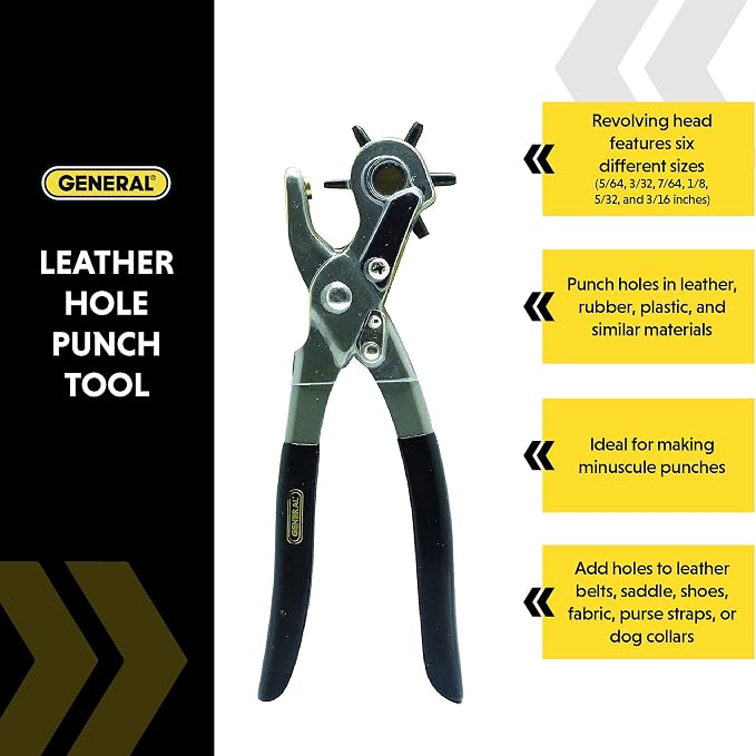 General Tools Leather Hole Punch Tool - Image 7