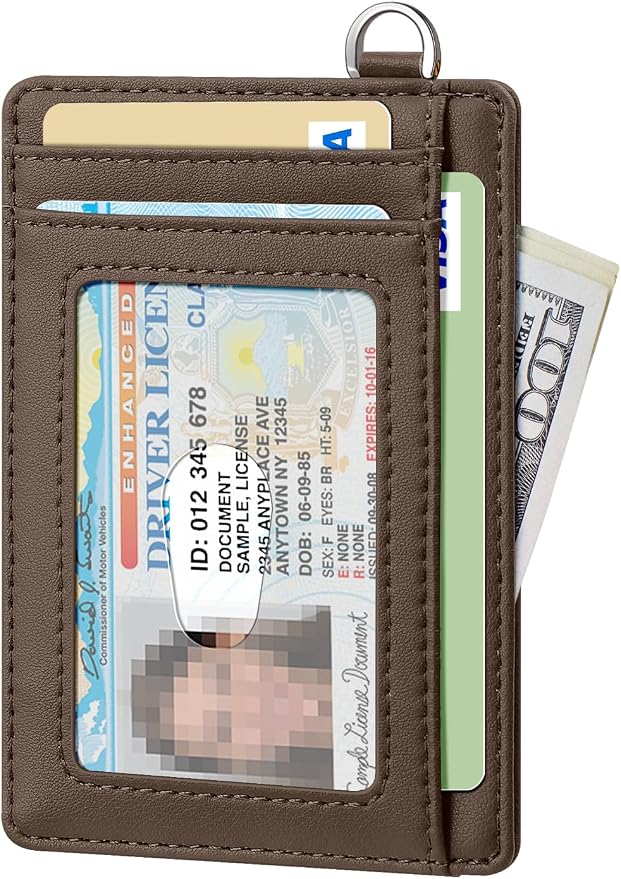 FurArt Slim Minimalist Wallet RFID Credit Card Holder - Image 2