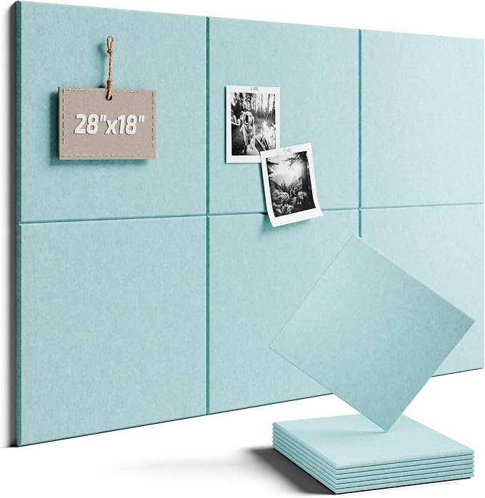 Felt Bulletin Board Tiles -28"x18" Cork Board Alternative by FLUXYNARA