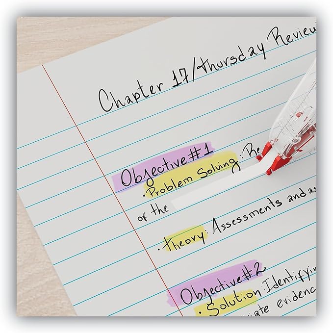Universal UNV75616 0.2 in. x 315 in. Non-Refillable Correction Tape Dispenser - Image 7