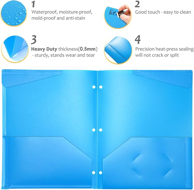 Heavy Duty Plastic Folders - Image 4