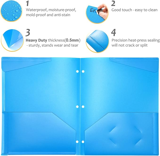 Heavy Duty Plastic Folders - Image 4