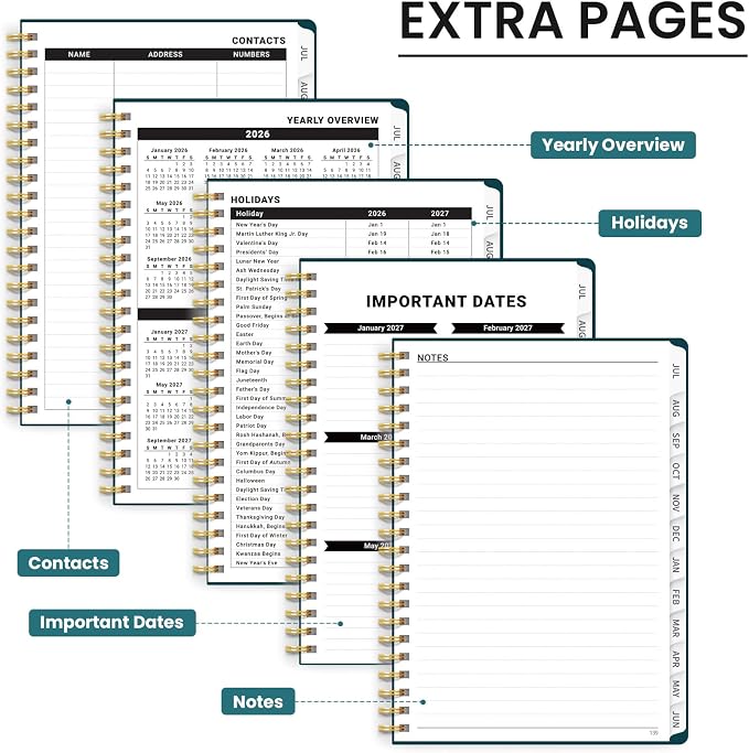 Planner 2026-2027, Monthly and Weekly Academic Planner July 2026 - Image 5