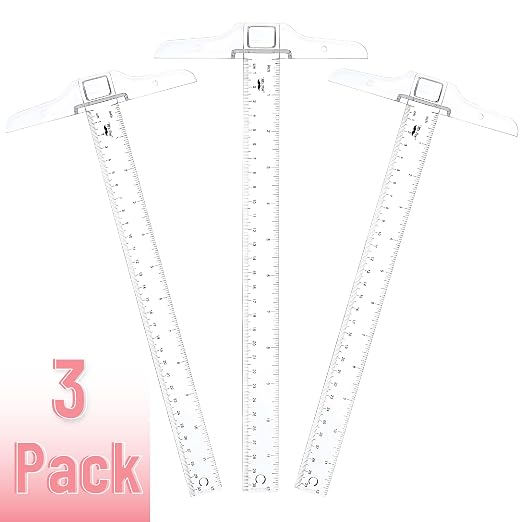 Mr. Pen- 12 Inches Plastic T Square Ruler, 3 Pack | Drafting T Square - Image 2