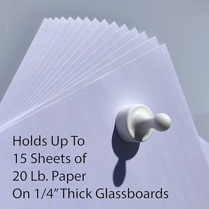 GLASSBOARD STUDIO Powerful Neodymium Magnets, Pawn-Shaped - Strong Fridge/Refrigerator and Whiteboard Magnet, Ideal for Office, Kitchen, Crafts - Rare Earth, Heavy Duty (8, Green)-DeskLoop Office