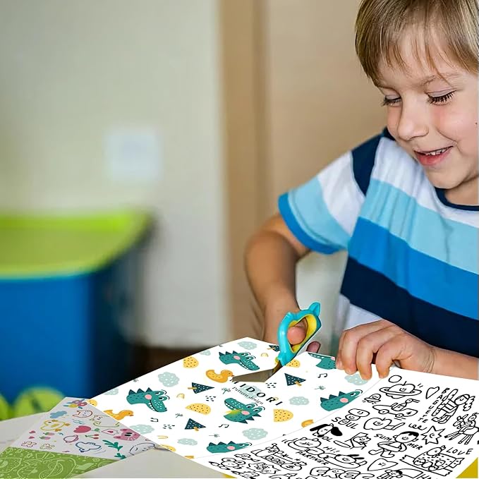 50 Half Sheet Self Adhesive Shipping Labels, 8.5" x 5.5" Address Labels for Laser & Inkjet Printers(50 labels-25 Sheet)-DeskLoop Office