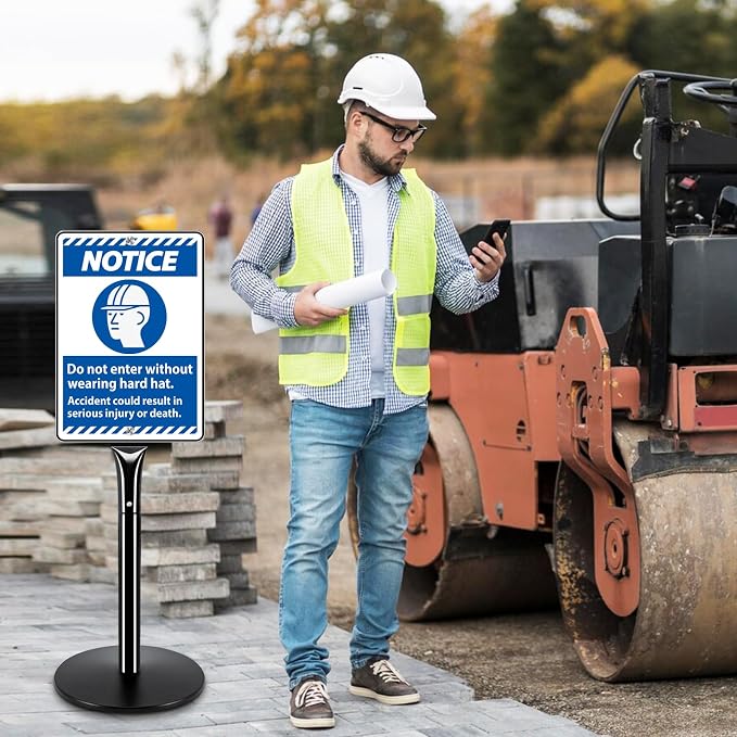 INNOVSIGN Heavy Duty Cast Iron Sign Post - Image 6