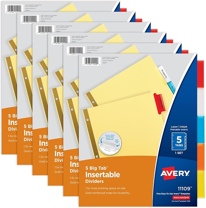 Avery Binder Dividers by Avery