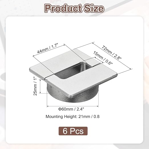 PATIKIL 2.8inch Desk Grommet - Image 2