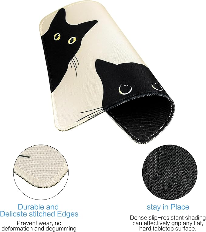 Funny Mouse pad Square Cute Mouse Mat - Image 3