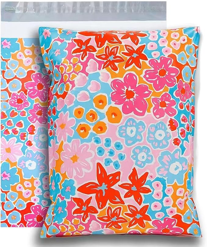 POLYSELLS 50pcs 10x13 Inches Poly Mailers Waterproof & Tear Resistant Mailing by POLYSELLS