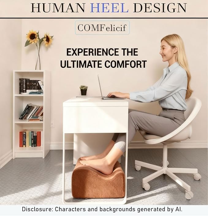Work Foot Rest Under Desk, Comfort Foot Rest - Image 2